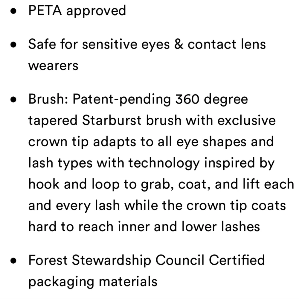 POLITE SOCIETY GREATEST LASHES OF ALL TIME VOLUMIZING & LENGTHENING MASCARA.